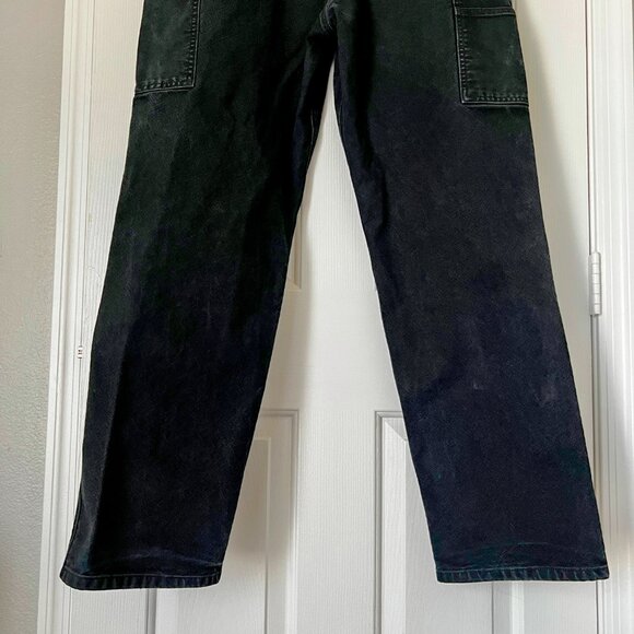 Carhartt Double Knee Carpenter Work Pants Black 38x34(37x32)Relaxed Fit 90s VTG - Picture 13 of 15